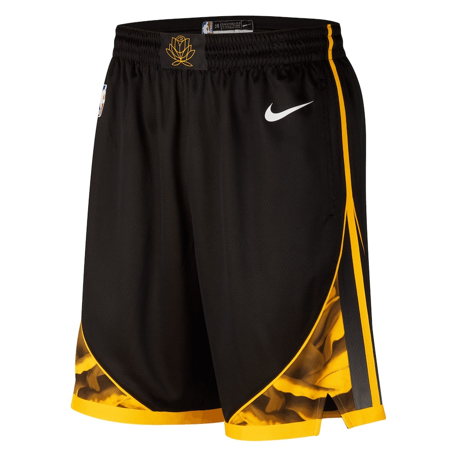 Men's Golden State Warriors NBA Black 2022/23 City Edition Swingman Shorts Men's Golden State Warriors NBA Black 2022/23 City Edition Swingman Shorts