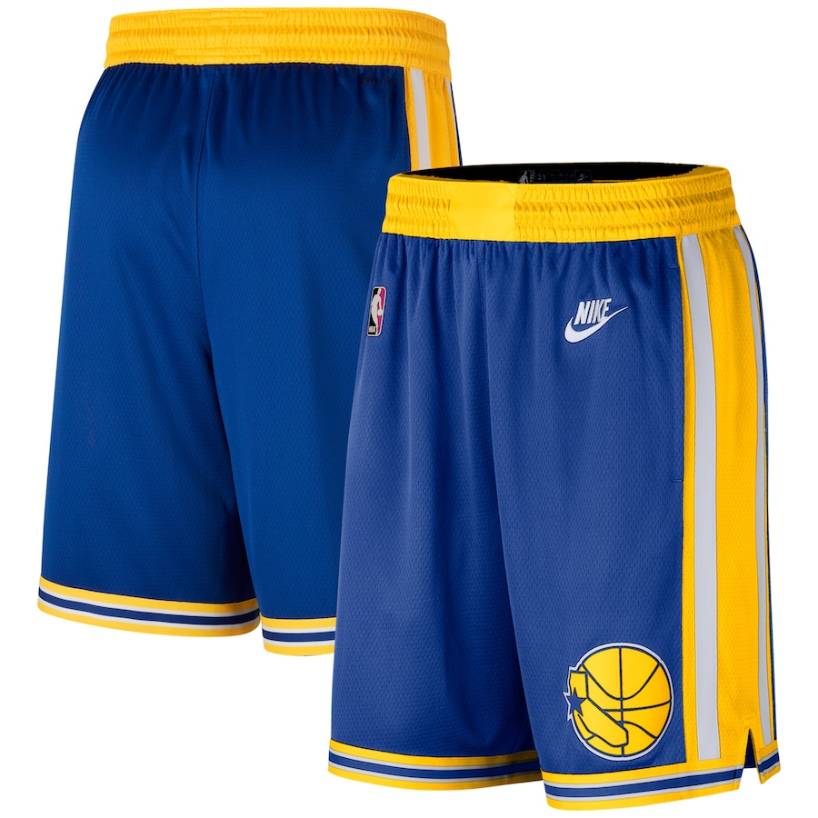 Men's Golden State Warriors NBA Royal 2022/23 Classic Edition Swingman Performance Shorts Men's Golden State Warriors NBA Royal 2022/23 Classic Edition Swingman Performance Shorts