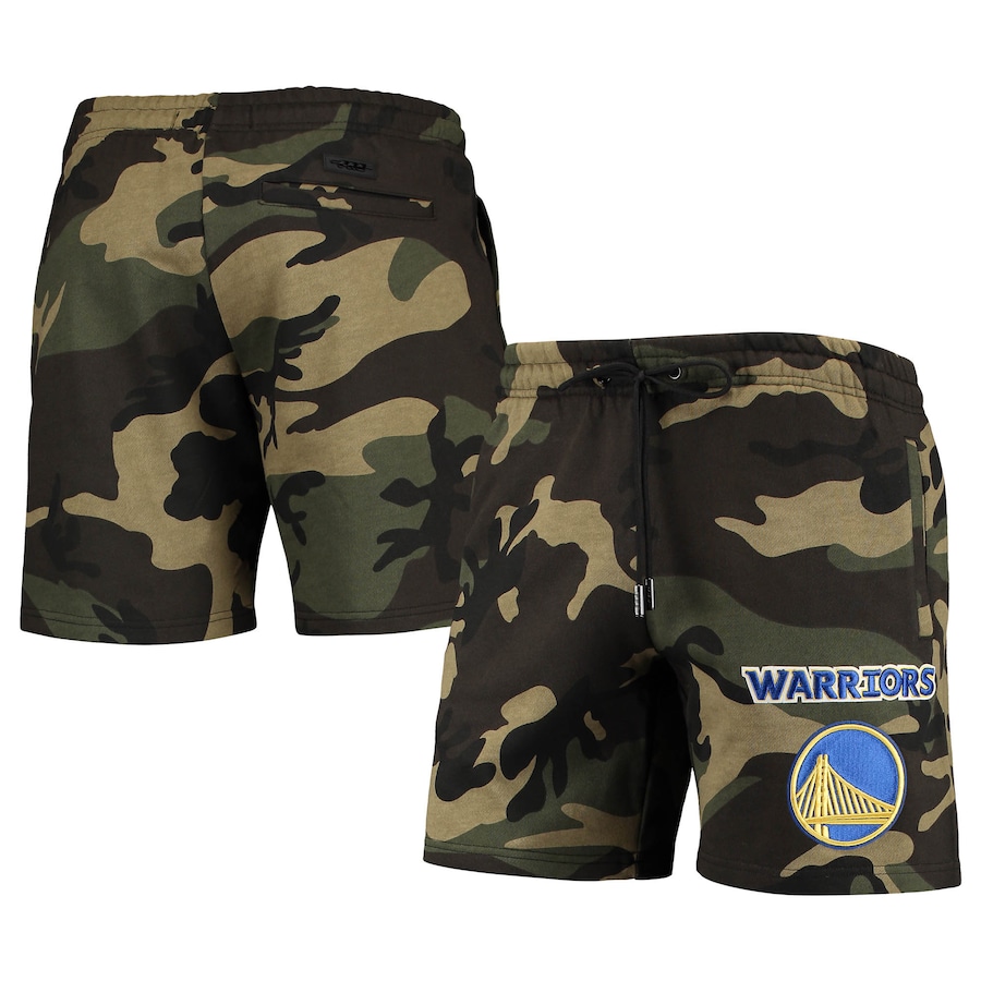 Men's Golden State Warriors Pro Standard Camo Team Shorts Men's Golden State Warriors Pro Standard Camo Team Shorts