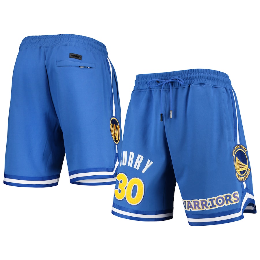 Men's Golden State Warriors Stephen Curry Pro Standard Royal Team Player Shorts