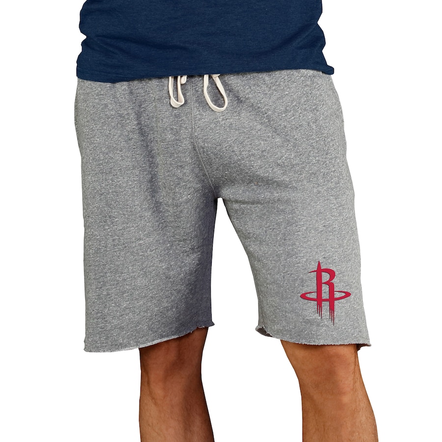 Men's Houston Rockets Concepts Sport Gray Mainstream Terry Shorts Men's Houston Rockets Concepts Sport Gray Mainstream Terry Shorts