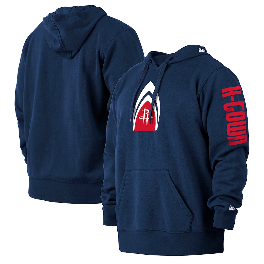 Men's Houston Rockets New Era Navy 2021/22 City Edition Big & Tall Pullover Hoodie Men's Houston Rockets New Era Navy 2021/22 City Edition Big & Tall Pullover Hoodie