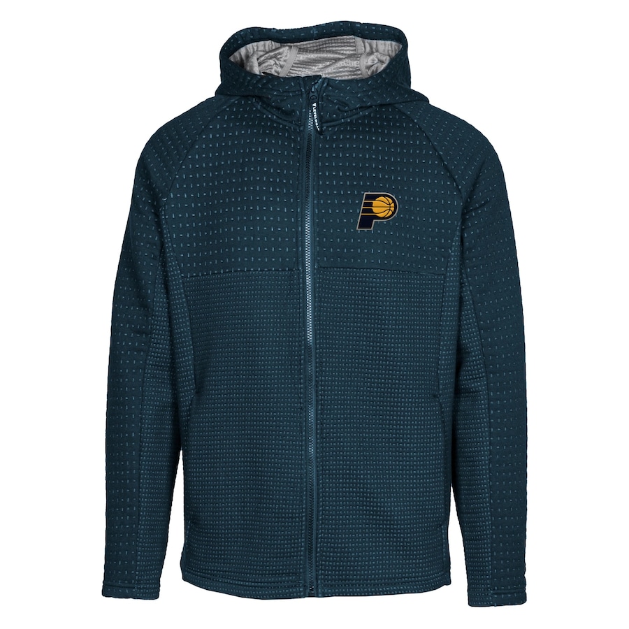 Men's Indiana Pacers Levelwear Navy Durham Insignia Full-Zip Hoodie