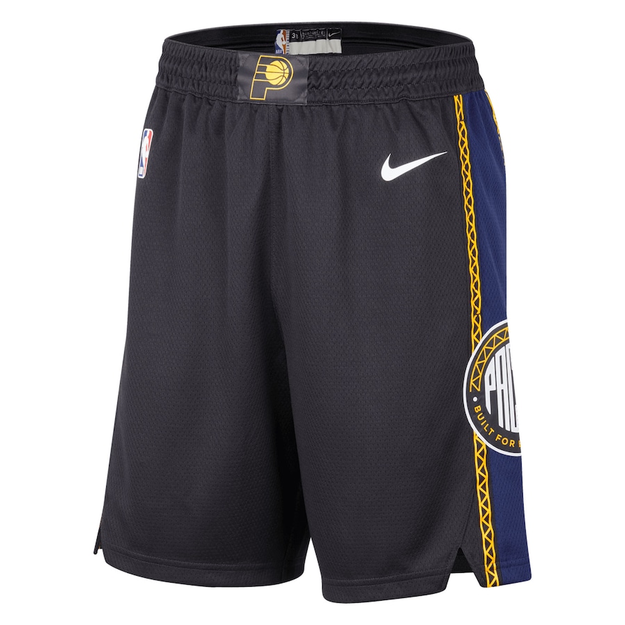 Men's Indiana Pacers NBA Blue 2022/23 City Edition Swingman Shorts Men's Indiana Pacers NBA Blue 2022/23 City Edition Swingman Shorts