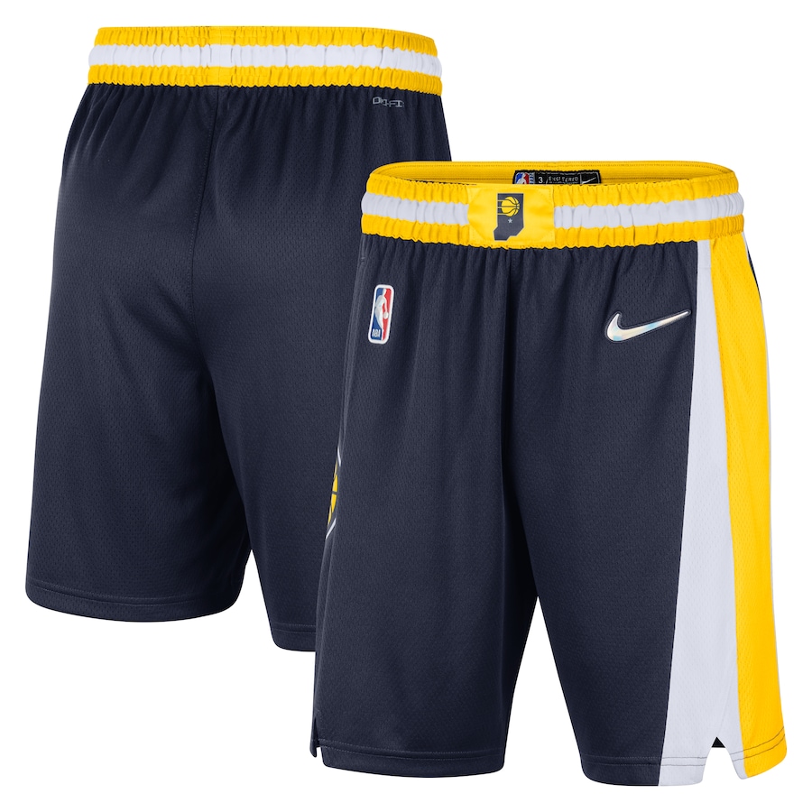 Men's Indiana Pacers NBA Navy/Gold 2021/22 City Edition Swingman Shorts Men's Indiana Pacers NBA Navy/Gold 2021/22 City Edition Swingman Shorts
