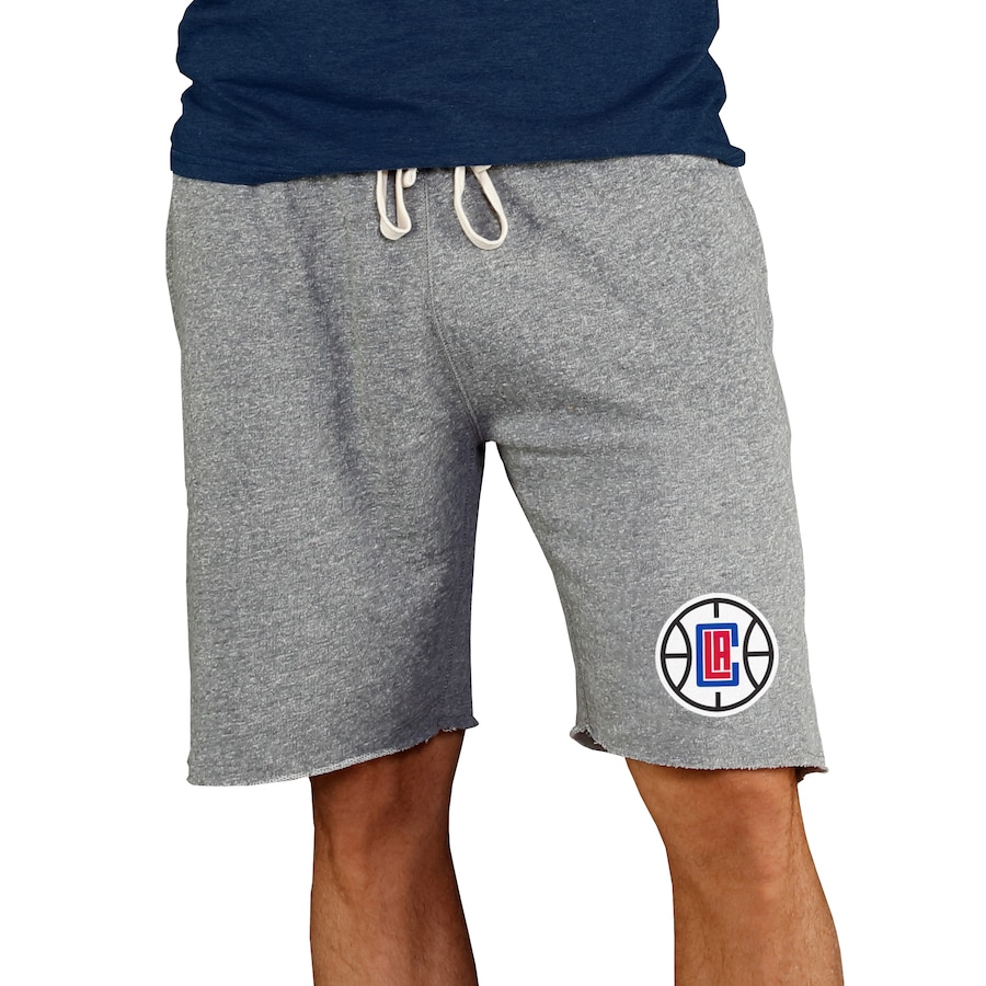 Men's LA Clippers Concepts Sport Gray Mainstream Terry Shorts Men's LA Clippers Concepts Sport Gray Mainstream Terry Shorts