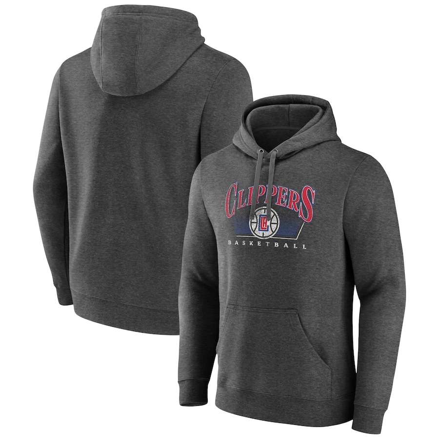 Men's LA Clippers Charcoal Selection Pullover Hoodie Men's LA Clippers Charcoal Selection Pullover Hoodie