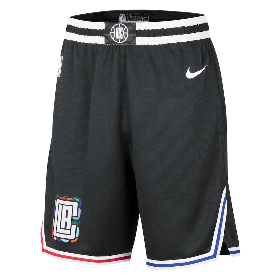 Men's LA Clippers NBA Black 2022/23 City Edition Swingman Shorts Men's LA Clippers NBA Black 2022/23 City Edition Swingman Shorts
