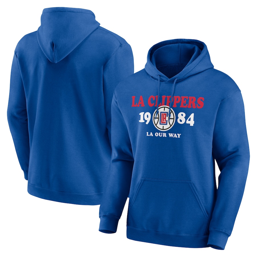 Men's LA Clippers Royal Fierce Competitor Pullover Hoodie