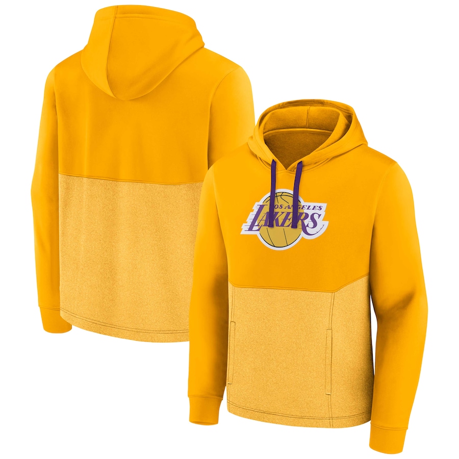 Men's Los Angeles Lakers Gold Winter Camp Pullover Hoodie Men's Los Angeles Lakers Gold Winter Camp Pullover Hoodie