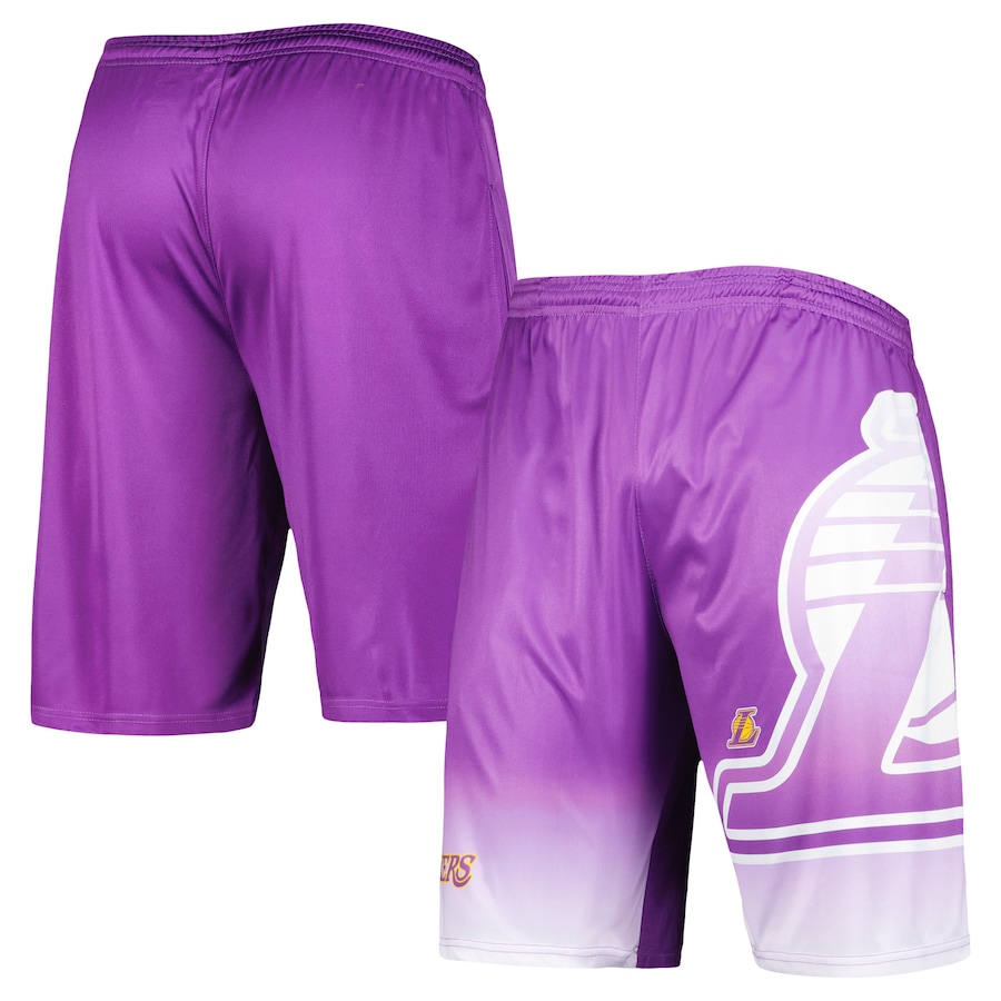 Men's Los Angeles Lakers Purple Graphic Shorts Men's Los Angeles Lakers Purple Graphic Shorts