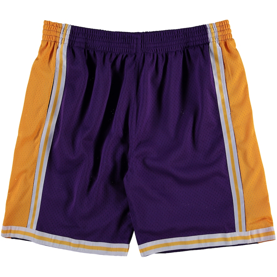 Men's Los Angeles Lakers Mitchell & Ness Purple Big & Tall Hardwood Classics Swingman Shorts Men's Los Angeles Lakers Mitchell & Ness Purple Big & Tall Hardwood Classics Swingman Shorts