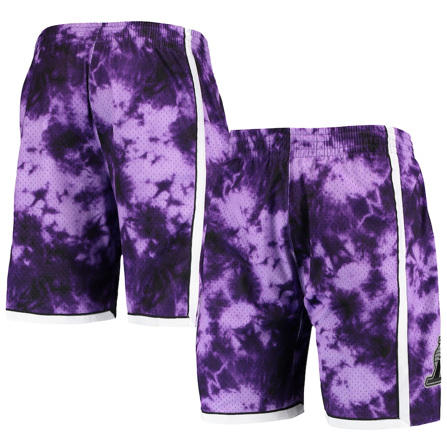 Men's Los Angeles Lakers Mitchell & Ness Purple Hardwood Classics 2009 Galaxy Swingman Shorts Men's Los Angeles Lakers Mitchell & Ness Purple Hardwood Classics 2009 Galaxy Swingman Shorts