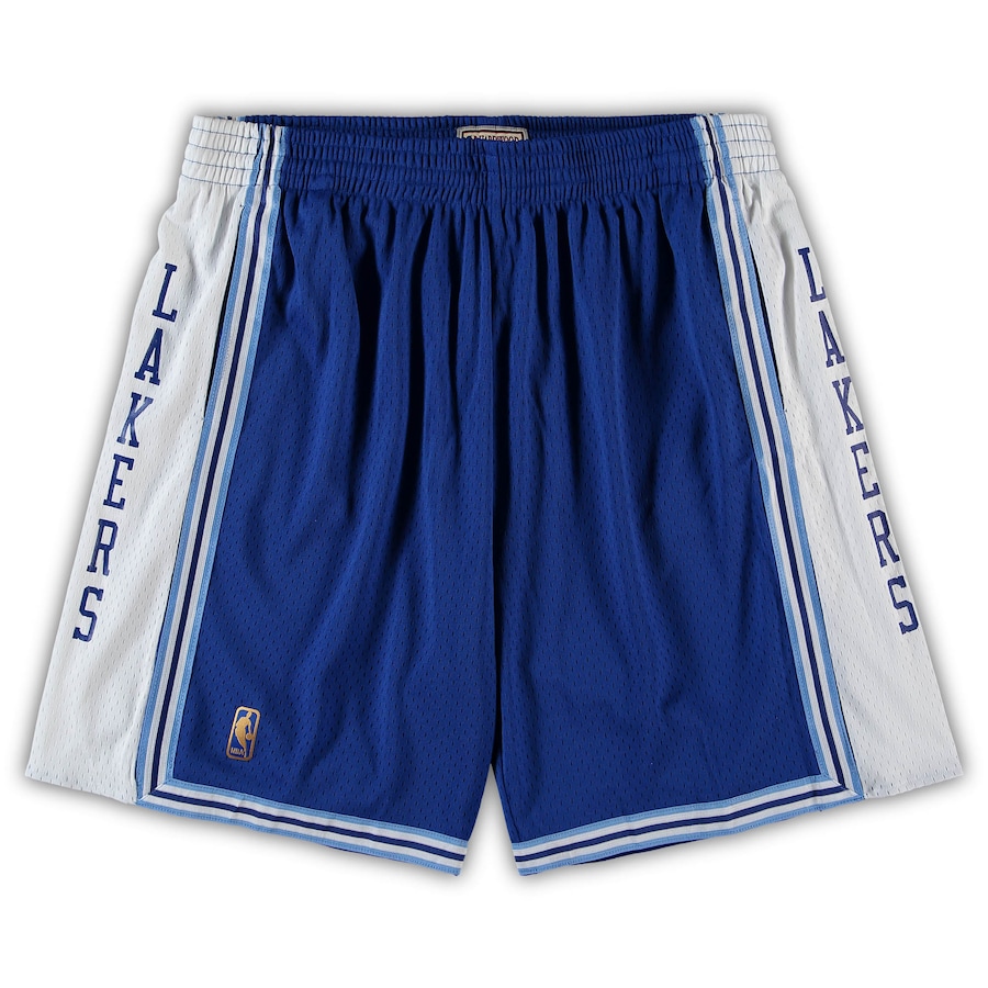 Men's Los Angeles Lakers Mitchell & Ness Royal Big & Tall Hardwood Classics Team Swingman Shorts Men's Los Angeles Lakers Mitchell & Ness Royal Big & Tall Hardwood Classics Team Swingman Shorts