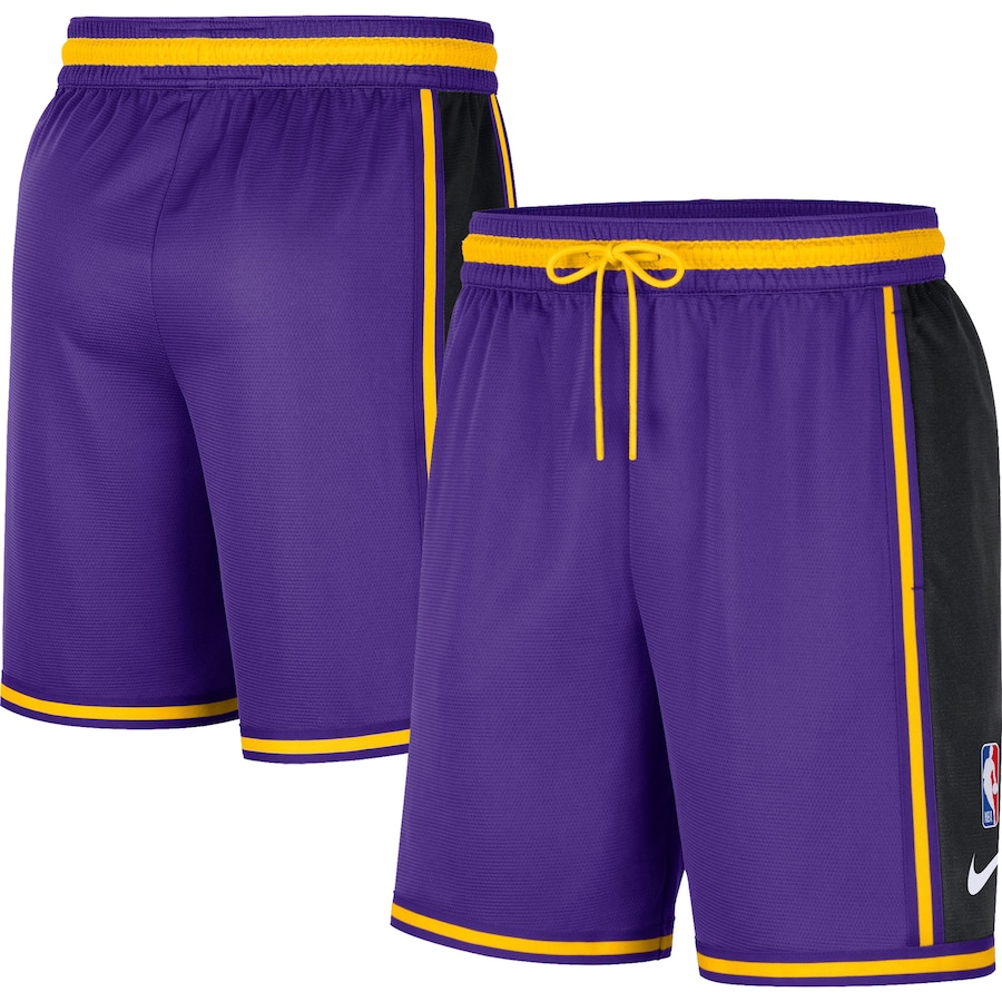 Men's Los Angeles Lakers NBA Purple Pre-Game Performance Shorts