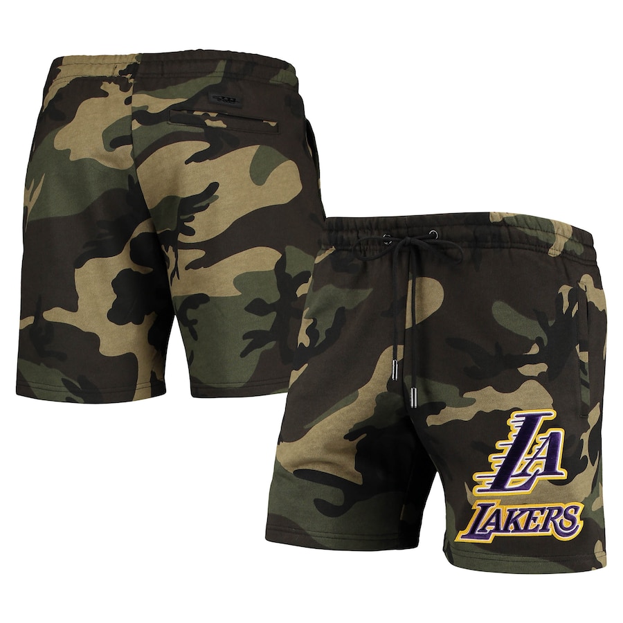 Men's Los Angeles Lakers Pro Standard Camo Team Shorts Men's Los Angeles Lakers Pro Standard Camo Team Shorts