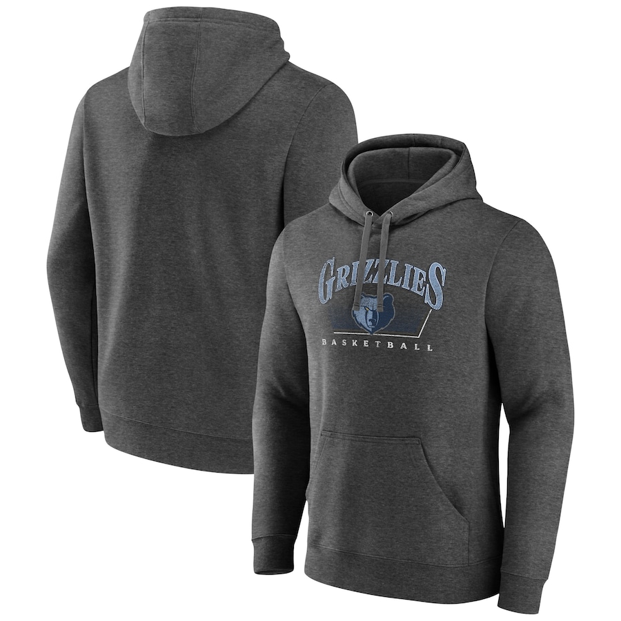 Men's Memphis Grizzlies Charcoal Selection Pullover Hoodie Men's Memphis Grizzlies Charcoal Selection Pullover Hoodie