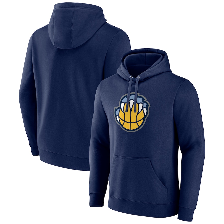 Men's Memphis Grizzlies Navy Alternate Logo Pullover Hoodie Men's Memphis Grizzlies Navy Alternate Logo Pullover Hoodie