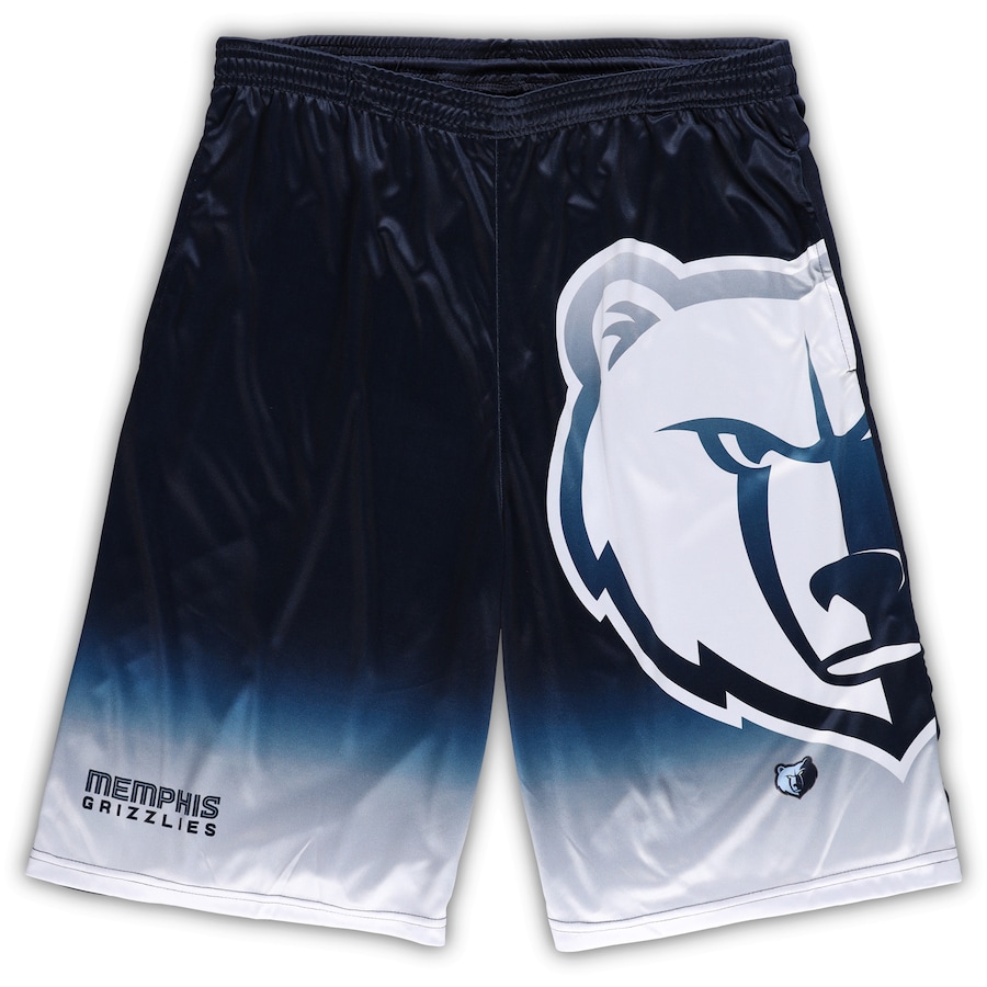 Men's Memphis Grizzlies Navy Big & Tall Graphic Shorts Men's Memphis Grizzlies Navy Big & Tall Graphic Shorts