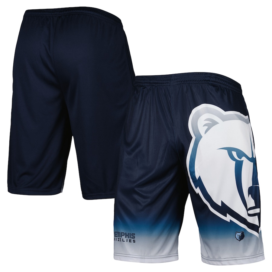 Men's Memphis Grizzlies Navy Graphic Shorts Men's Memphis Grizzlies Navy Graphic Shorts