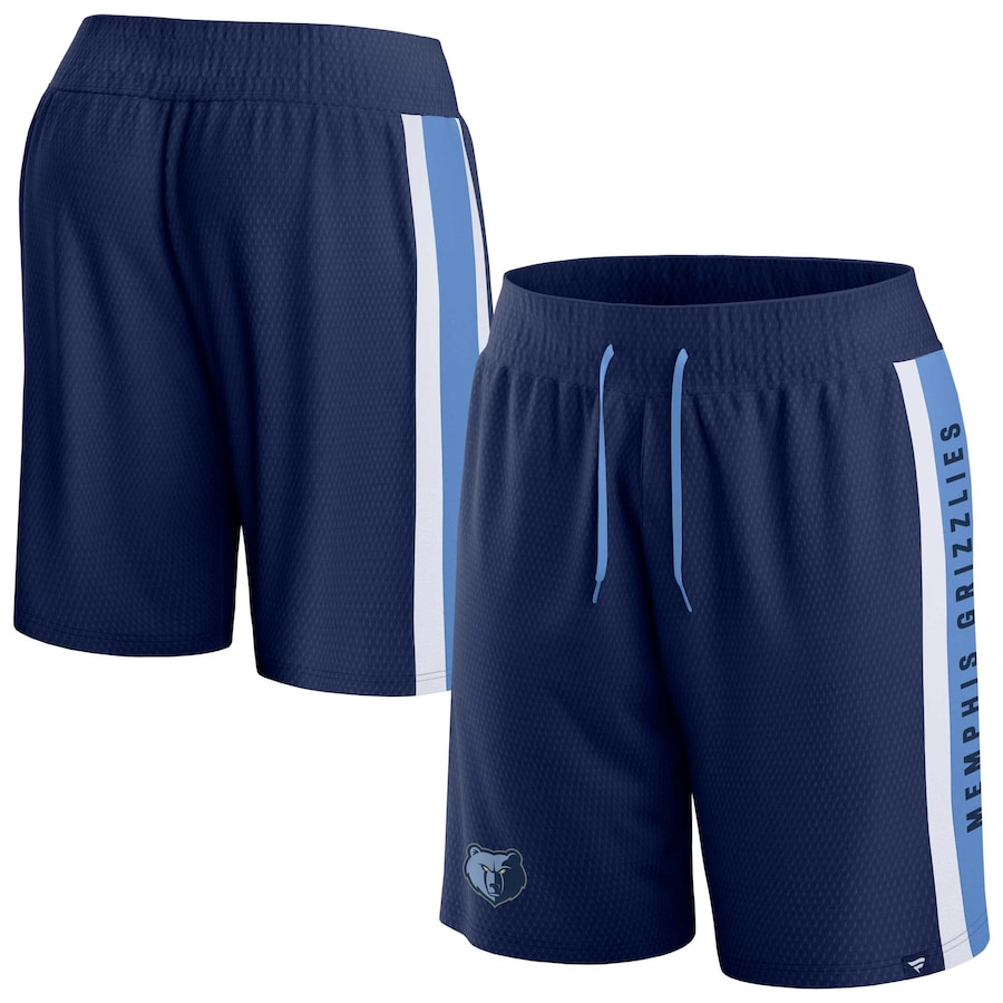 Men's Memphis Grizzlies Navy Referee Iconic Mesh Shorts
