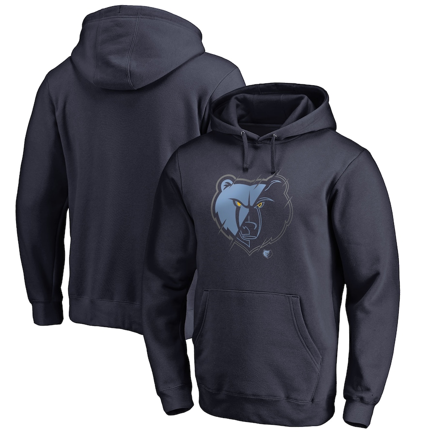 Men's Memphis Grizzlies Navy X-Ray Pullover Hoodie Men's Memphis Grizzlies Navy X-Ray Pullover Hoodie