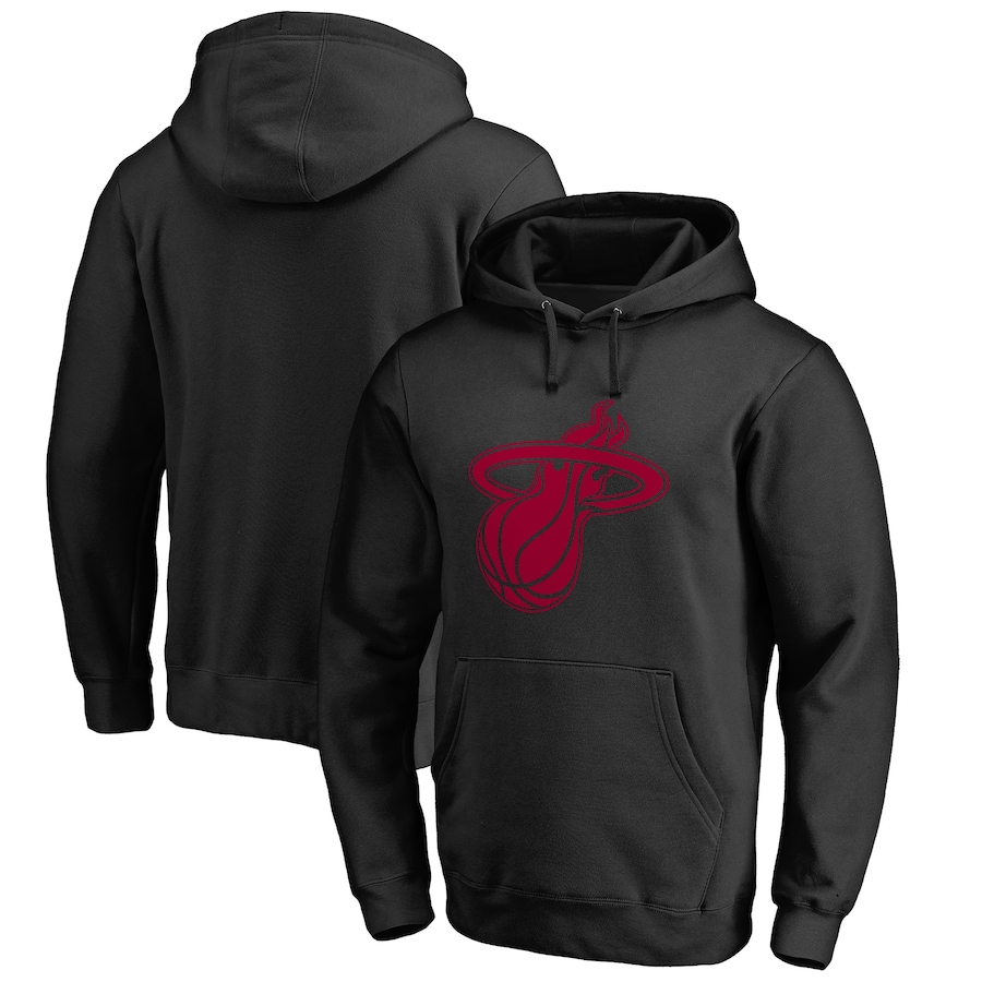 Men's Miami Heat Black Taylor Pullover Hoodie Men's Miami Heat Black Taylor Pullover Hoodie
