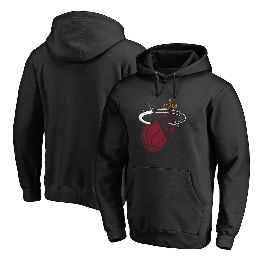 Men's Miami Heat Black X-Ray Pullover Hoodie Men's Miami Heat Black X-Ray Pullover Hoodie