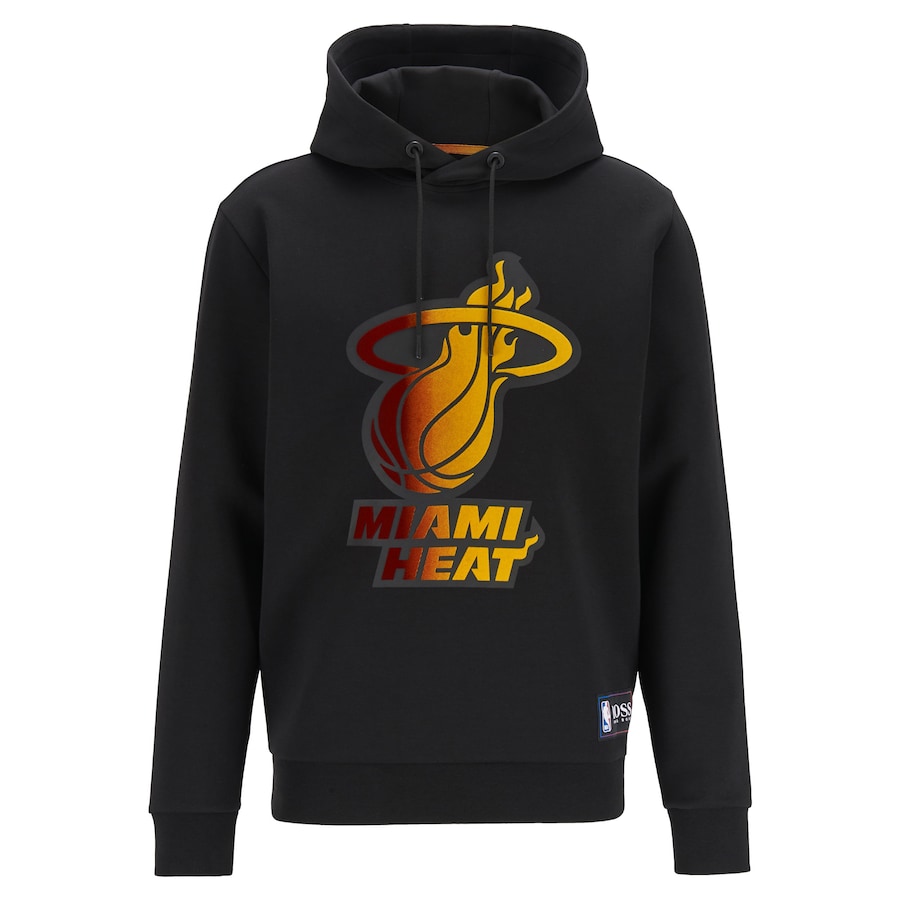 Men's Miami Heat NBA x Hugo Boss Black Bounce Pullover Hoodie Men's Miami Heat NBA x Hugo Boss Black Bounce Pullover Hoodie