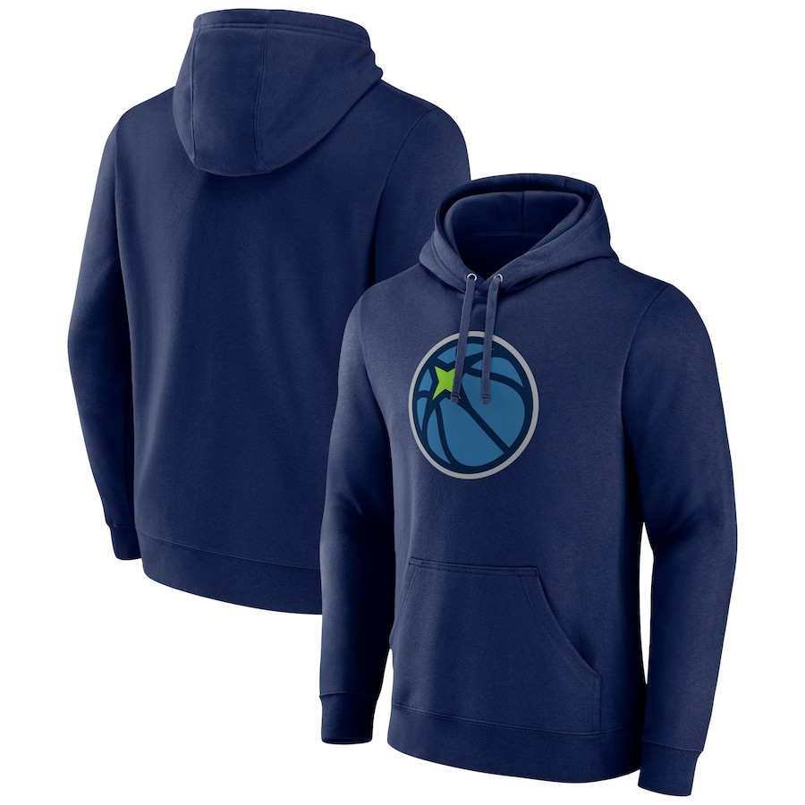 Men's Minnesota Timberwolves Navy Alternate Logo Pullover Hoodie Men's Minnesota Timberwolves Navy Alternate Logo Pullover Hoodie