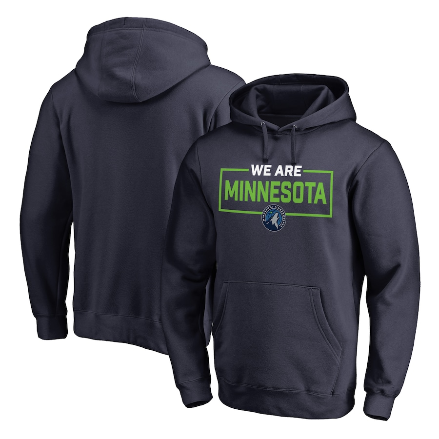Men's Minnesota Timberwolves Navy We Are Iconic Collection Pullover Hoodie