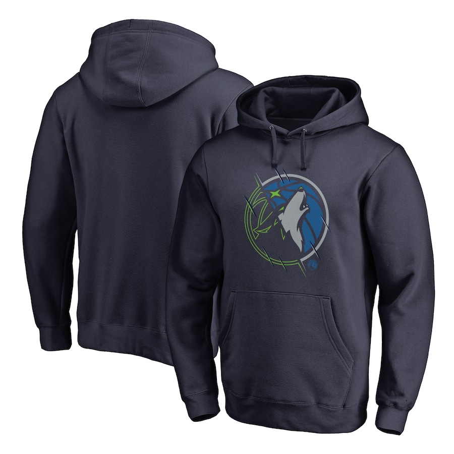 Men's Minnesota Timberwolves Navy X-Ray Pullover Hoodie Men's Minnesota Timberwolves Navy X-Ray Pullover Hoodie