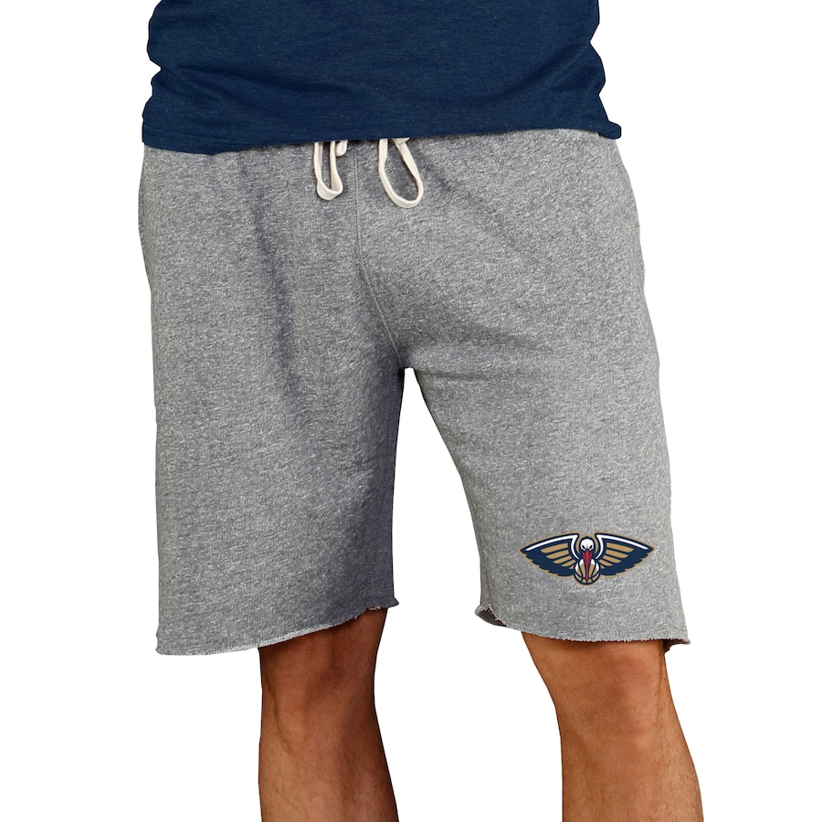 Men's New Orleans Pelicans Concepts Sport Gray Mainstream Terry Shorts Men's New Orleans Pelicans Concepts Sport Gray Mainstream Terry Shorts