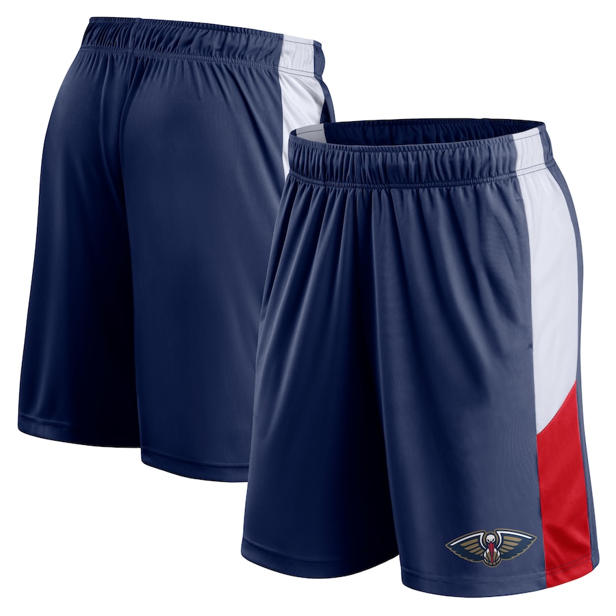 Men's New Orleans Pelicans Navy Champion Rush Practice Performance Shorts Men's New Orleans Pelicans Navy Champion Rush Practice Performance Shorts