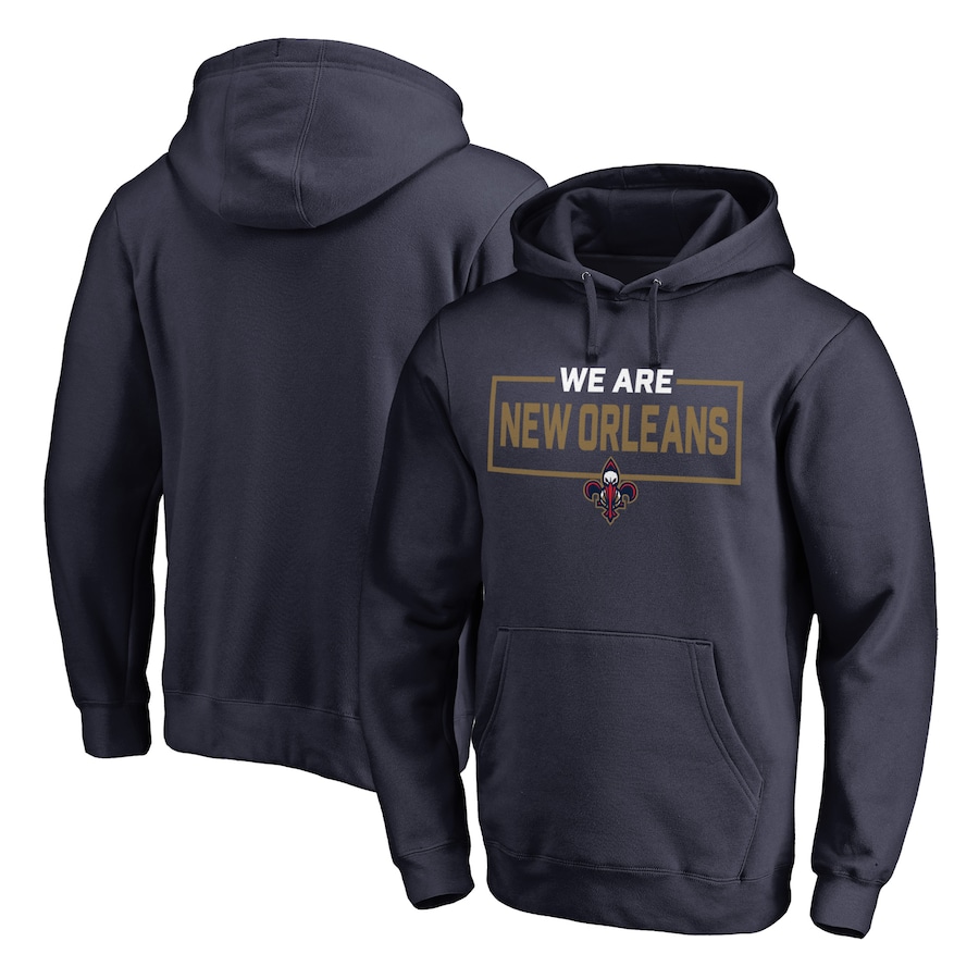 Men's New Orleans Pelicans Navy We Are Iconic Collection Pullover Hoodie