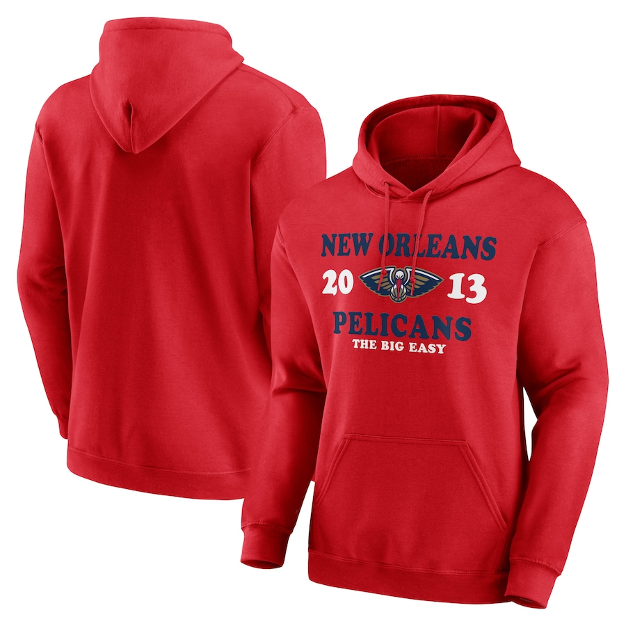 Men's New Orleans Pelicans Red Fierce Competitor Pullover Hoodie Men's New Orleans Pelicans Red Fierce Competitor Pullover Hoodie
