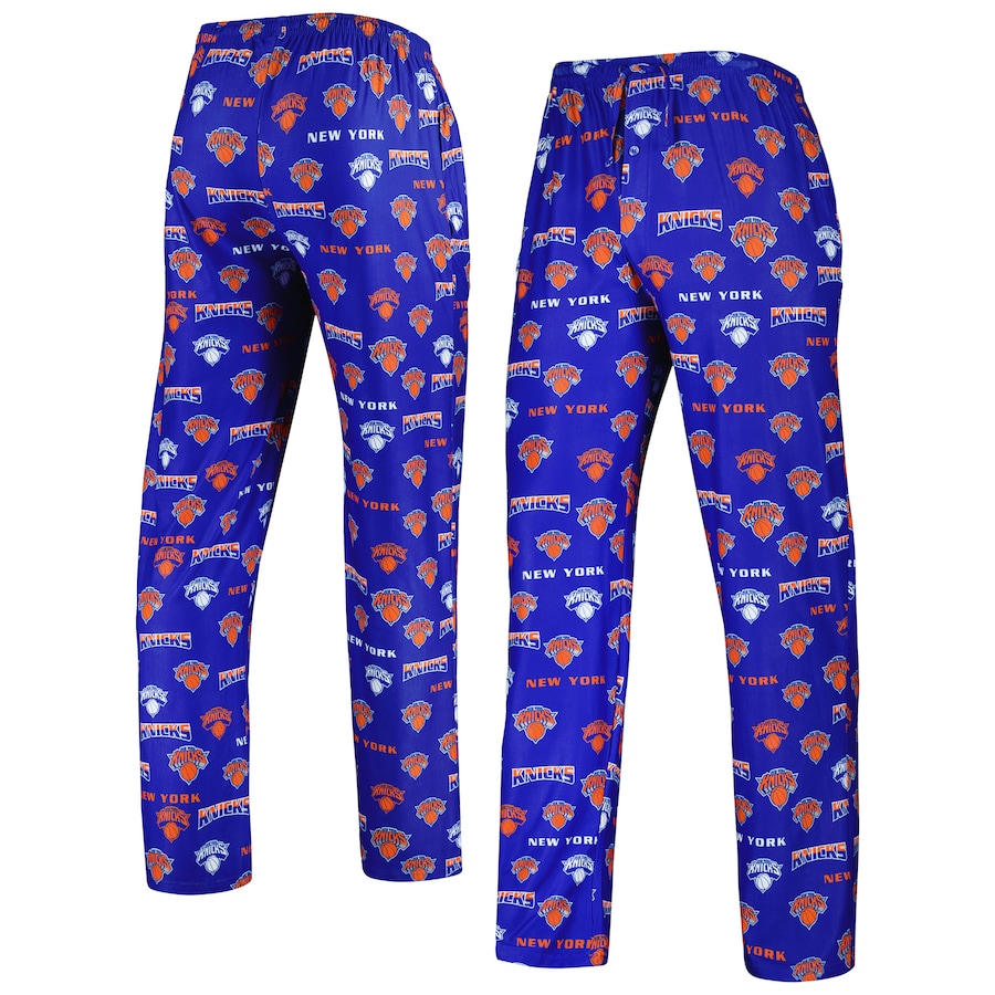 Men's New York Knicks Concepts Sport Blue Breakthrough Knit Sleep Pants Men's New York Knicks Concepts Sport Blue Breakthrough Knit Sleep Pants