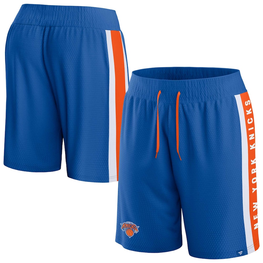 Men's New York Knicks Blue Referee Iconic Mesh Shorts