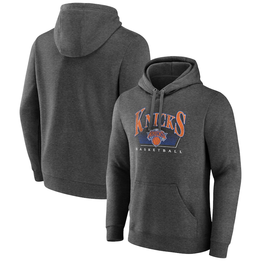 Men's New York Knicks Charcoal Selection Pullover Hoodie Men's New York Knicks Charcoal Selection Pullover Hoodie