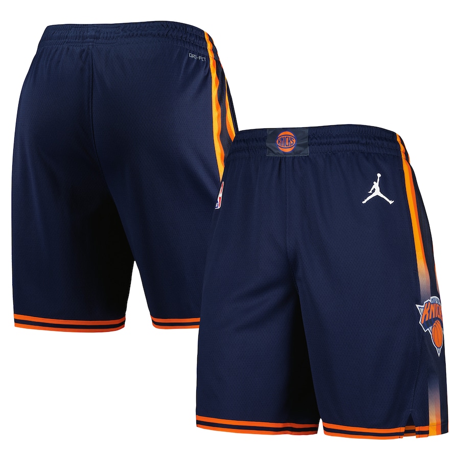 Men's New York Knicks Jordan Brand Navy 2022/2023 Statement Edition Swingman Performance Shorts Men's New York Knicks Jordan Brand Navy 2022/2023 Statement Edition Swingman Performance Shorts