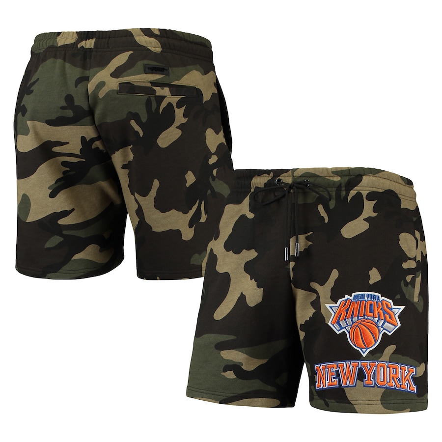 Men's New York Knicks Pro Standard Camo Team Shorts Men's New York Knicks Pro Standard Camo Team Shorts