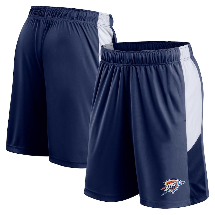 Men's Oklahoma City Thunder Blue Champion Rush Colorblock Performance Shorts Men's Oklahoma City Thunder Blue Champion Rush Colorblock Performance Shorts