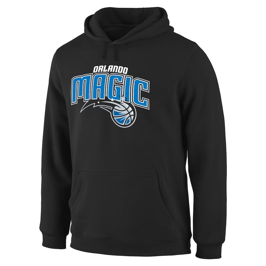 Men's Orlando Magic Black Primary Logo Pullover Hoodie Men's Orlando Magic Black Primary Logo Pullover Hoodie