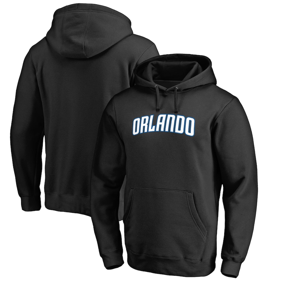 Men's Orlando Magic Black Alternate Logo Pullover Hoodie Men's Orlando Magic Black Alternate Logo Pullover Hoodie