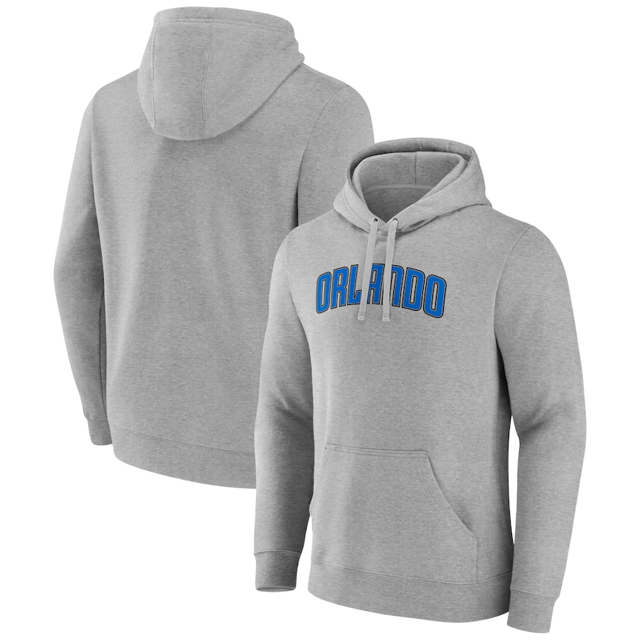 Men's Orlando Magic Gray Alternate Logo Pullover Hoodie Men's Orlando Magic Gray Alternate Logo Pullover Hoodie