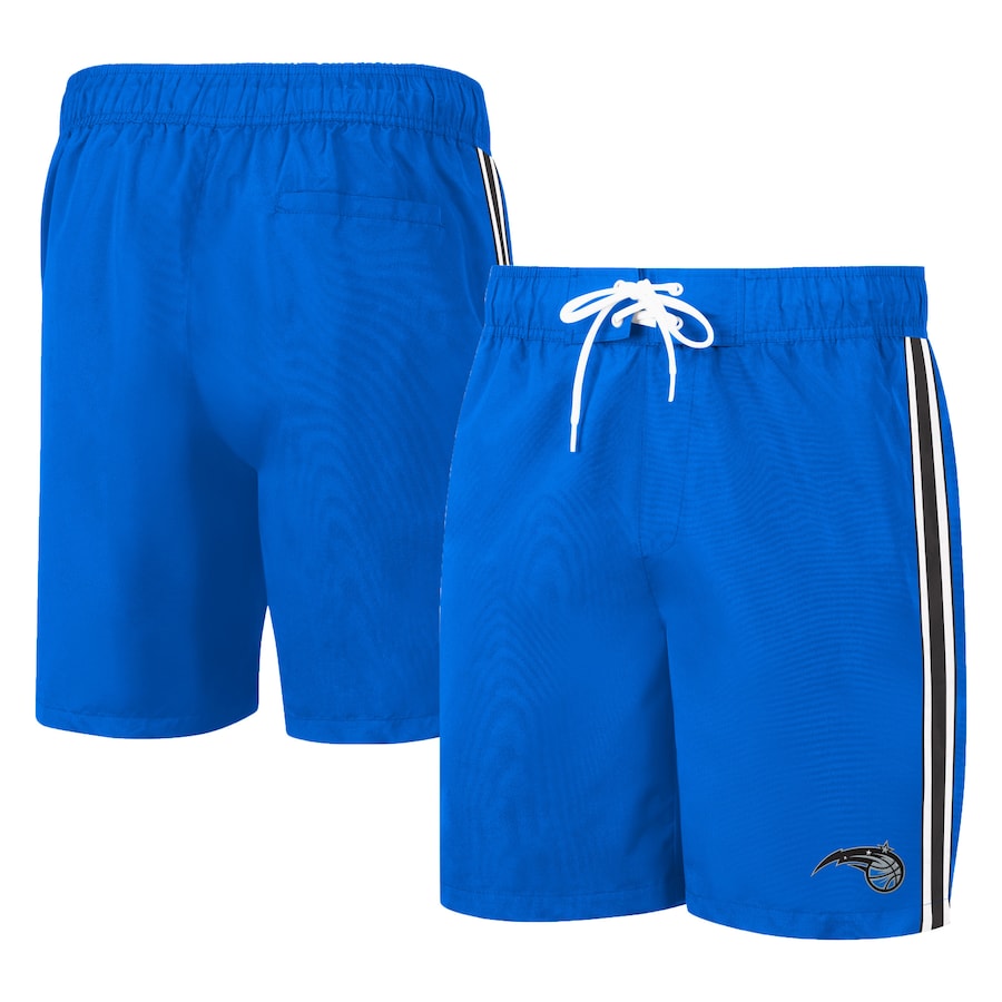 Men's Orlando Magic G-III Sports by Carl Banks Blue Sand Beach Volley Swim Shorts