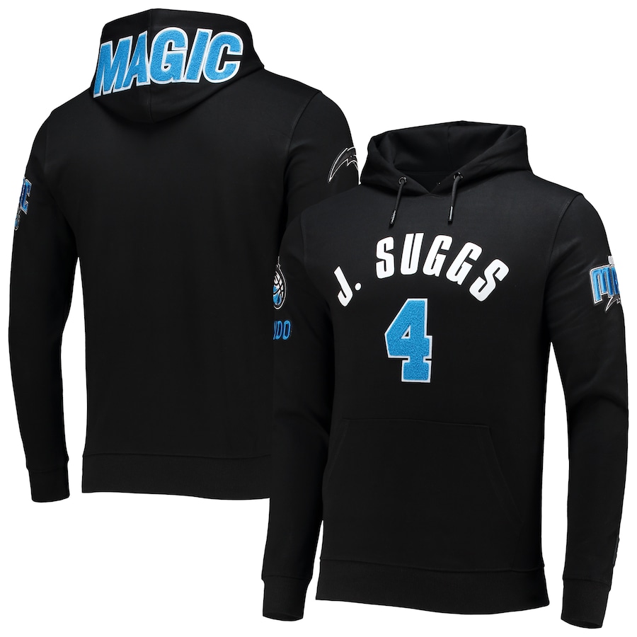 Men's Orlando Magic Jalen Suggs Pro Standard Black Team Player Pullover Hoodie Men's Orlando Magic Jalen Suggs Pro Standard Black Team Player Pullover Hoodie