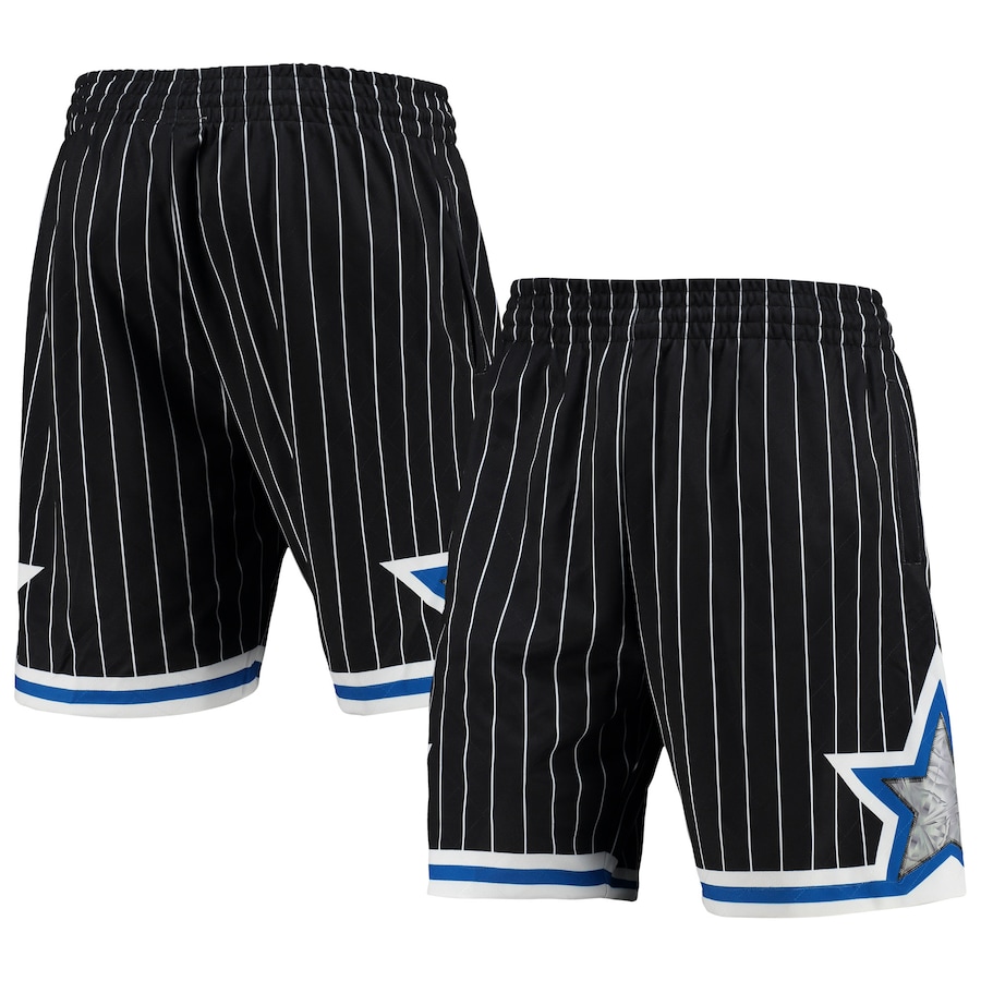Men's Orlando Magic Mitchell & Ness Black 1994 Hardwood Classics 75th Anniversary Swingman Shorts Men's Orlando Magic Mitchell & Ness Black 1994 Hardwood Classics 75th Anniversary Swingman Shorts