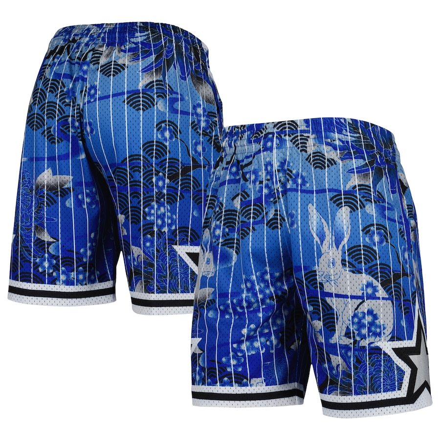 Men's Orlando Magic Mitchell & Ness Blue Lunar New Year Swingman Shorts Men's Orlando Magic Mitchell & Ness Blue Lunar New Year Swingman Shorts