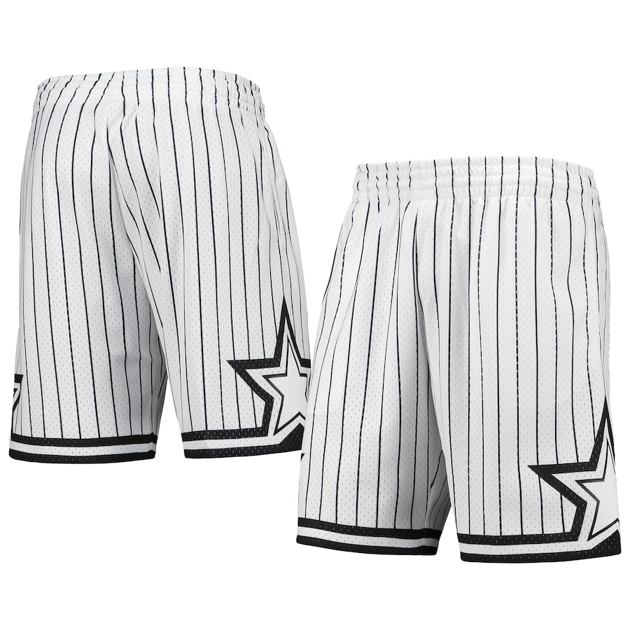 Men's Orlando Magic Mitchell & Ness Hardwood Classics White Out Swingman Shorts Men's Orlando Magic Mitchell & Ness Hardwood Classics White Out Swingman Shorts